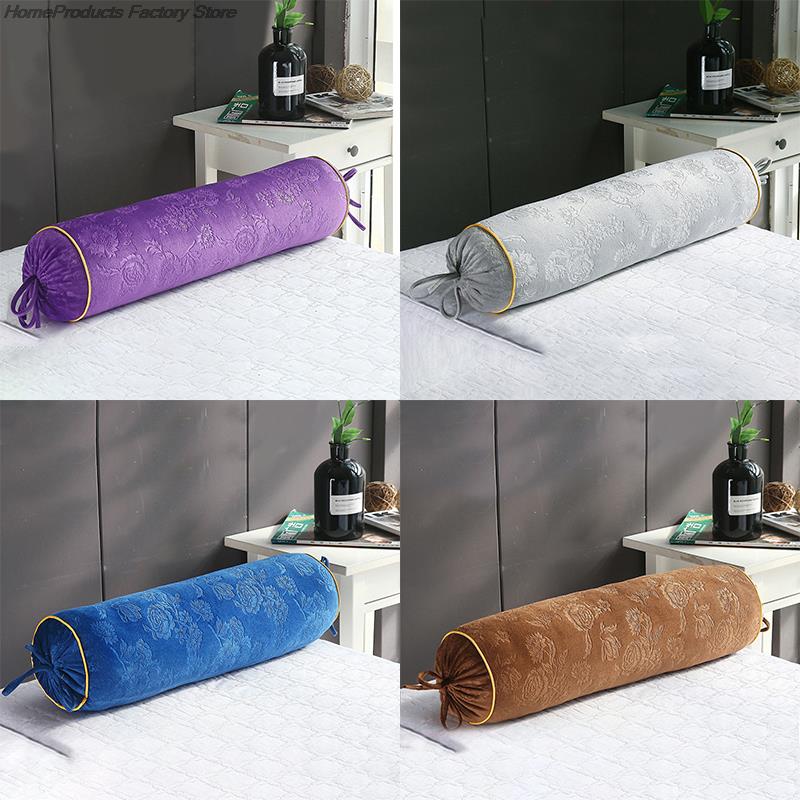 Bolster Cushion Round - หมอนรอบ 60 ซม.Beauty Salon เตียงโซฟาโซฟาที่นั่งเอวปลอกหมอนขาพนักพิงคอเบาะรองนั่งไม่มี Fillings