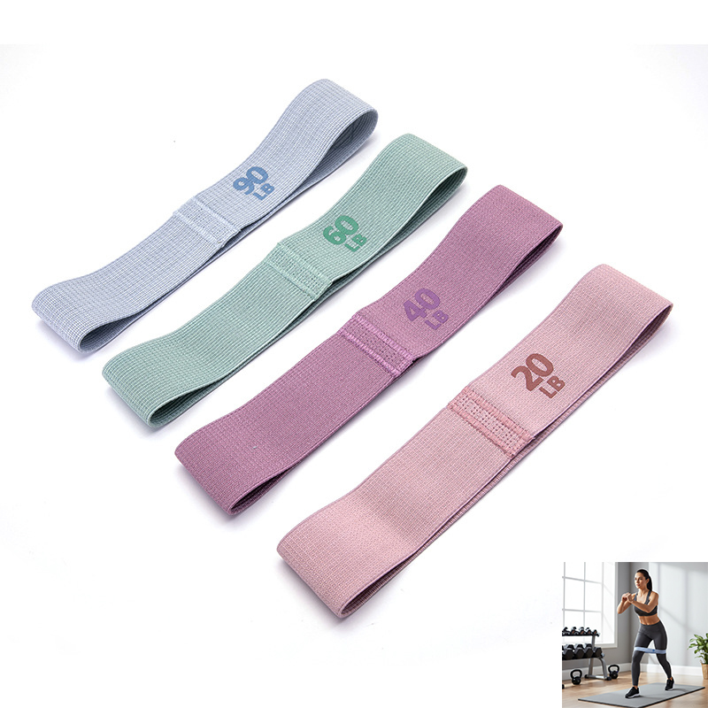 Pilates Yoga Board - สายรัดยืดหยุ่นสำหรับออกกำลังกายแบบถักโครเชต์ ป้องกันการลื่น ใช้สำหรับบริหารกล้ามเนื้อก้น ขา และยืดกล้ามเนื้อ เหมาะสำหรับการฝึกที่บ้าน