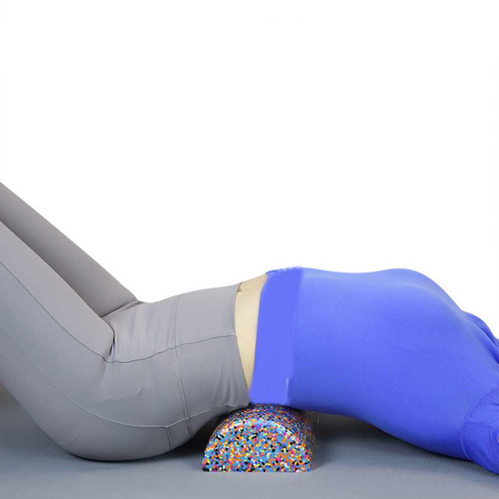 Pilates Yoga Roller - ลูกกลิ้งโยคะครึ่งวงกลม ลูกกลิ้งโฟมสำหรับฝึกการทรงตัว กายภาพบำบัด ผ่อนคลายกล้ามเนื้อ อุปกรณ์ออกกำลังกายพิลาทิสและโยคะ