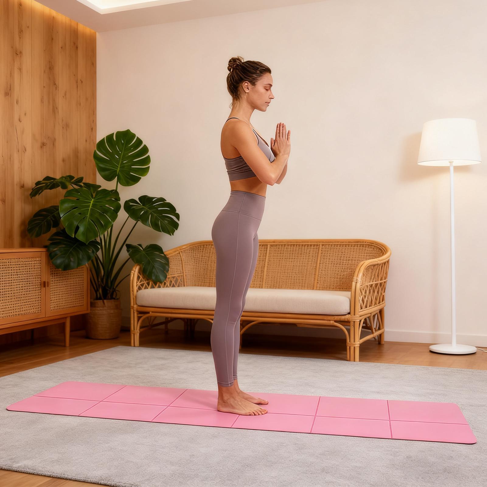 Pilates X Yoga - เสื่อโยคะแบบพับได้ 72 x 24 นิ้ว แผ่นรองยืด