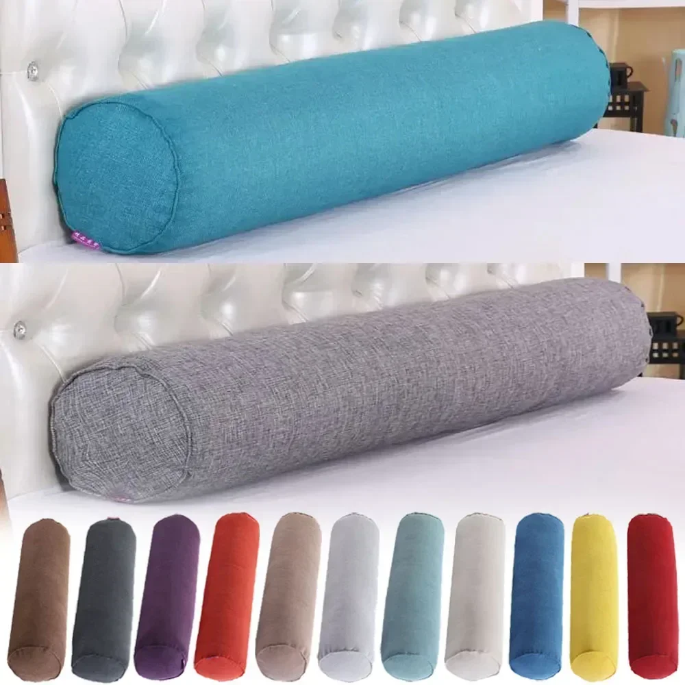 Bolster Cushion Round - หมอนรองคอทรงกระบอก หมอนรองคอทรงกลม หมอนรองหลัง หมอนรองเอว หมอนผ้าฝ้าย บรรเทาอาการปวดหลัง