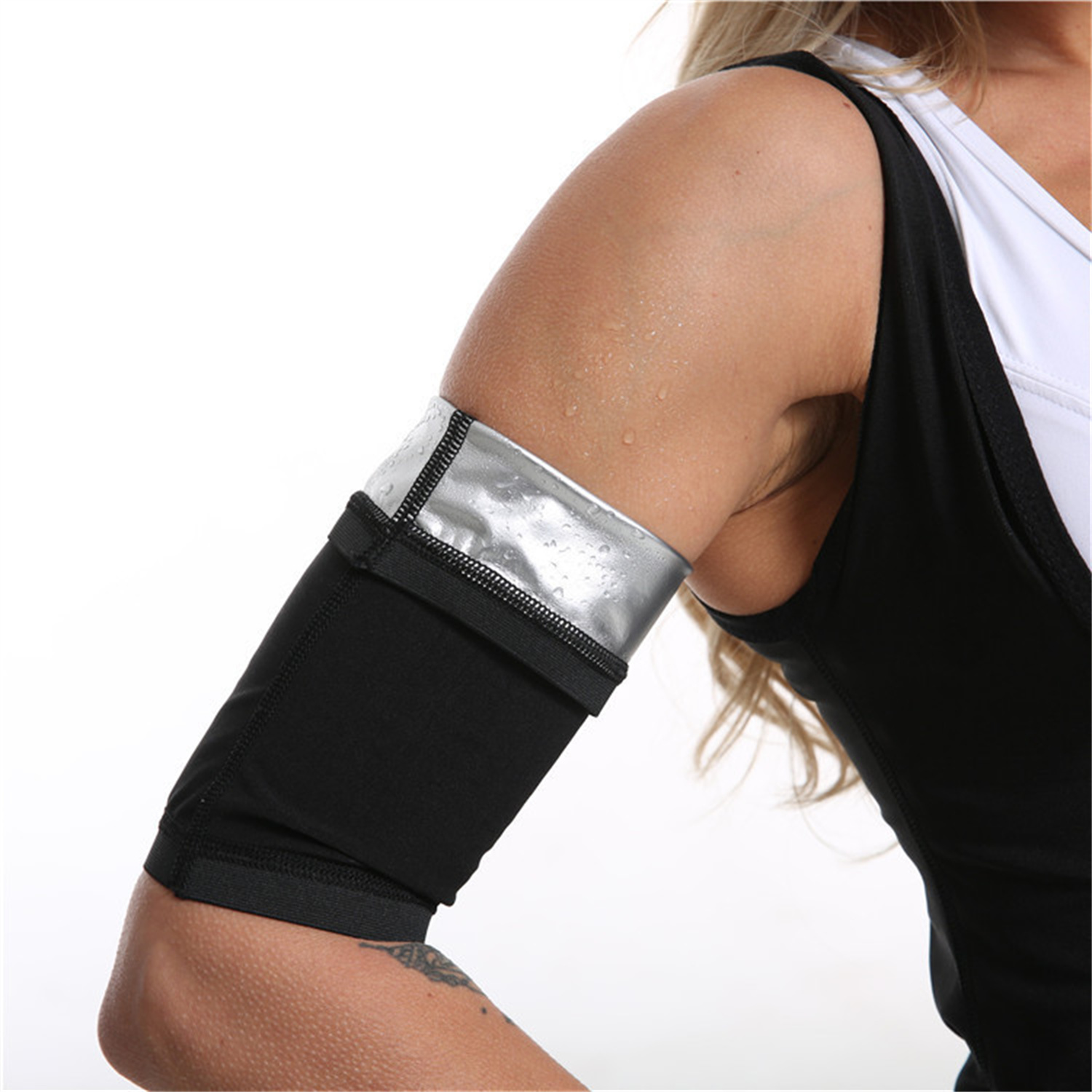 Pilates Yoga Set - ปลอกแขนผู้หญิงสำหรับออกกำลังกาย โยคะ วิ่ง ช่วยกระชับสัดส่วน ปลอกแขนซาวน่า