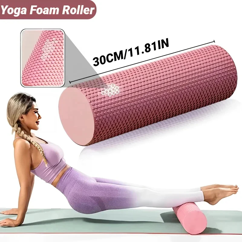 Pilates X Yoga - ลูกกลิ้งโยคะโฟม EVA รูปหกเหลี่ยม 9.5 ซม. X
