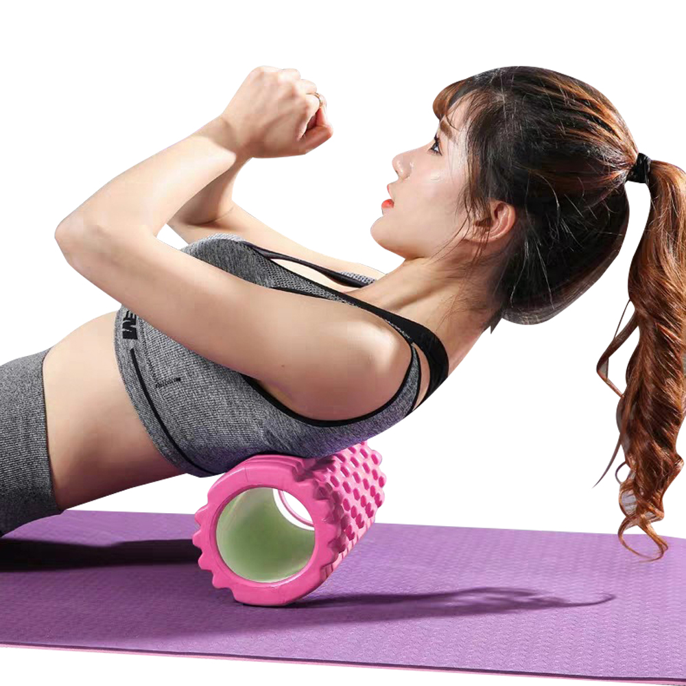 26/33 ซม.คอลัมน์โยคะโฟมฟิตเนสพ - Pilates Yoga Roller บทวิจารณ์และราคา
