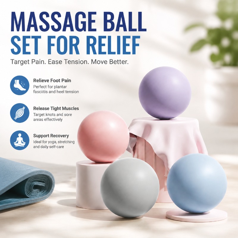 ลูกบอลซิลิโคนสำหรับนวดกล้ามเนื - Pilates Yoga Roller บทวิจารณ์และราคา