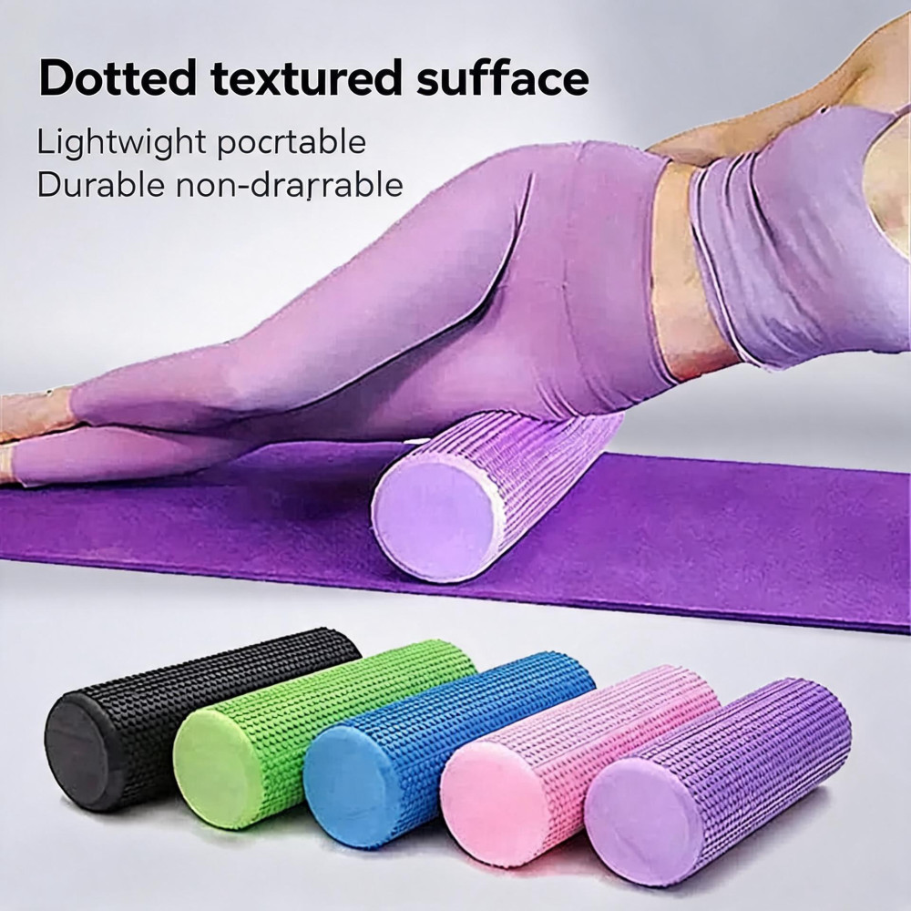 ลูกกลิ้งโยคะทรงกลมทำจากโฟม EVA - Pilates Yoga Roller บทวิจารณ์และราคา