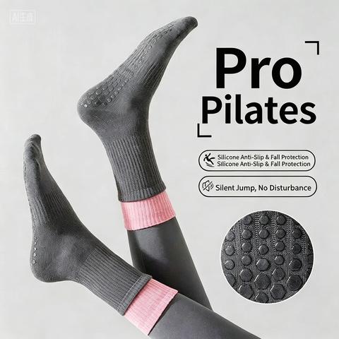 ถุงเท้ากันลื่นแบบยูนิเซ็กซ์ โพ - Pilates Yoga Barre บทวิจารณ์และราคา