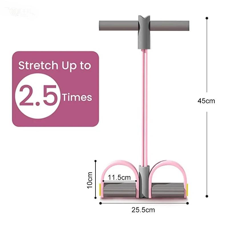 สายยางยืดออกกำลังกายแบบ 4 ท่อร - Pilates Yoga Board บทวิจารณ์และราคา