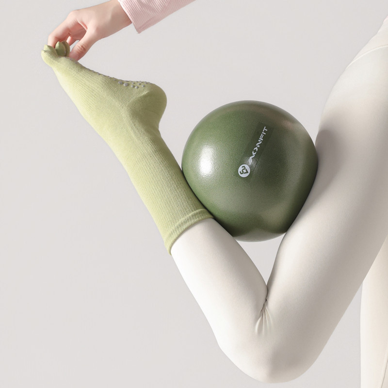 ถุงเท้าโยคะผู้หญิง 1 คู่ สีลูก - Pilates Yoga Youtube บทวิจารณ์และราคา
