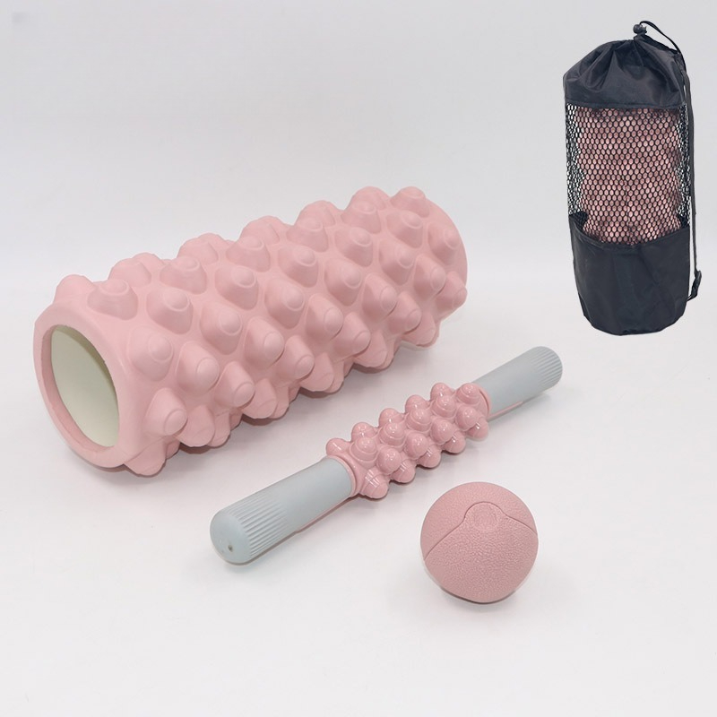 อุปกรณ์โยคะ คอลัมน์โยคะ ไม้กดจ - Pilates Yoga Roller บทวิจารณ์และราคา