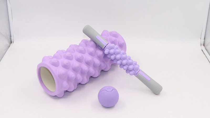 อุปกรณ์โยคะ คอลัมน์โยคะ ไม้กดจ - Pilates Yoga Roller บทวิจารณ์และราคา