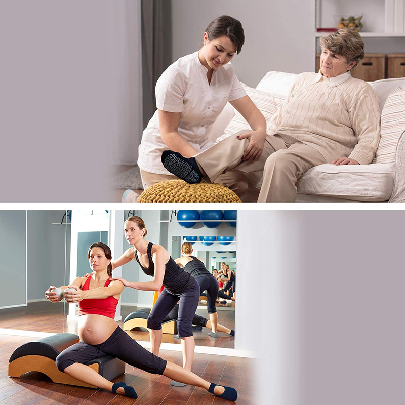 ถุงเท้าโยคะสําหรับผู้หญิงที่มี - Pilates Yoga Barre บทวิจารณ์และราคา