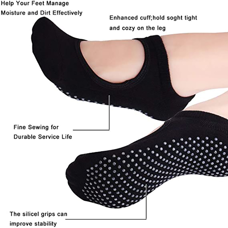 ถุงเท้าโยคะสําหรับผู้หญิงที่มี - Pilates Yoga Barre บทวิจารณ์และราคา