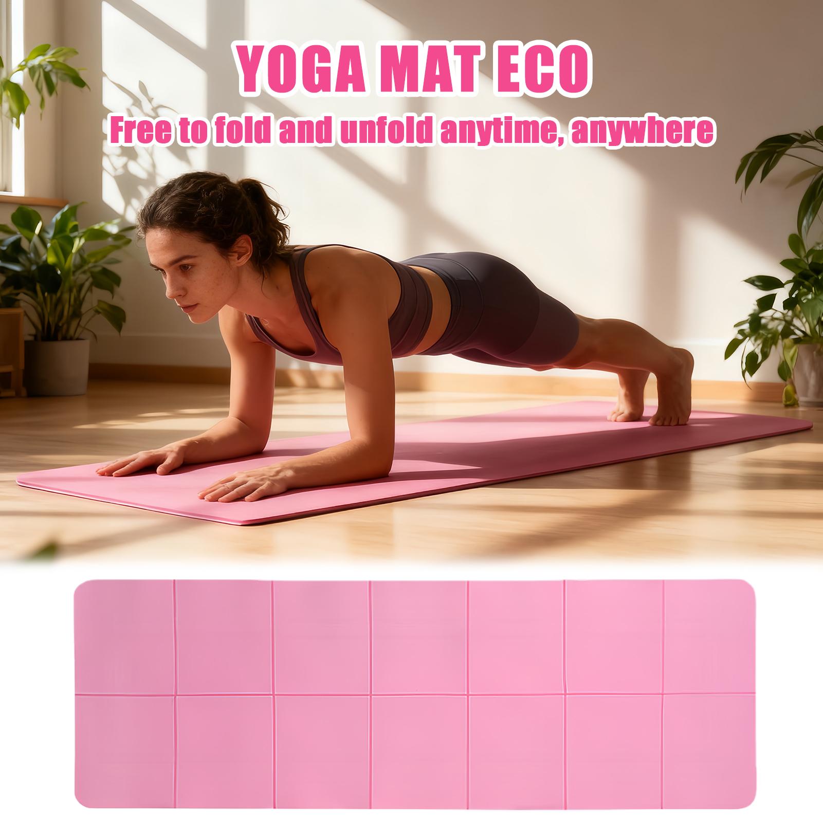 เสื่อโยคะแบบพับได้สำหรับการเดิ - Pilates X Yoga บทวิจารณ์และราคา