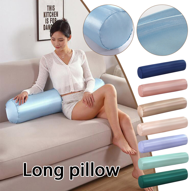 หมอนรองคอแบบม้วนทำจากไหมน้ำแข็ - Bolster Cushion Round บทวิจารณ์และราคา
