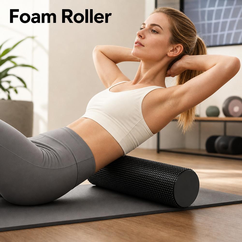 ลูกกลิ้งโฟมโยคะ EVA ความหนาแน่ - Pilates Yoga Roller บทวิจารณ์และราคา