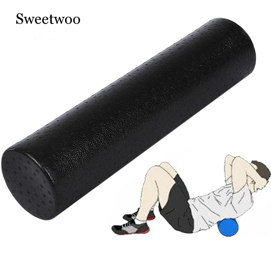 โยคะคอลัมน์ฟิตเนสโยคะโฟม Rolle - Pilates Yoga Roller บทวิจารณ์และราคา