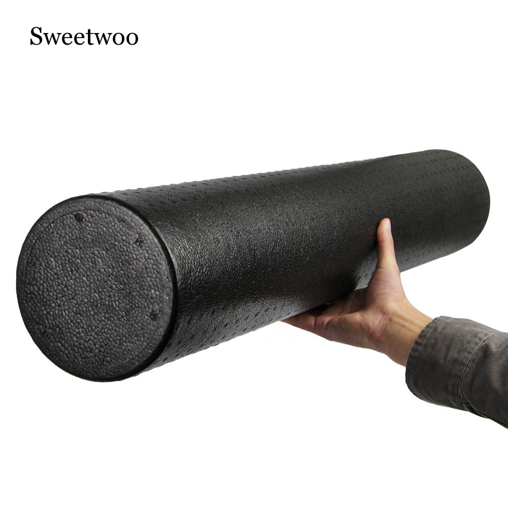 โยคะคอลัมน์ฟิตเนสโยคะโฟม Rolle - Pilates Yoga Roller บทวิจารณ์และราคา