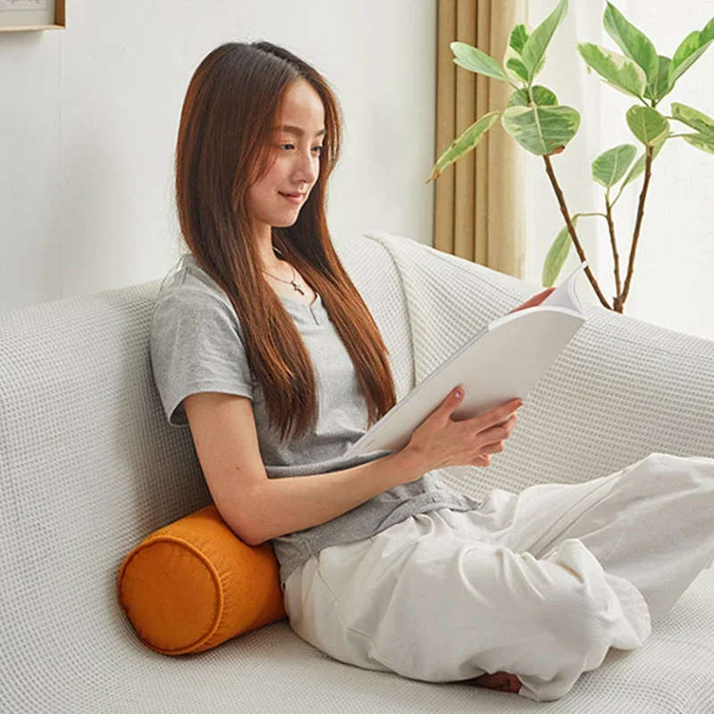 รอบหมอนเตียงที่ถอดออกได้ม้วนหั - Bolster Cushion Round บทวิจารณ์และราคา