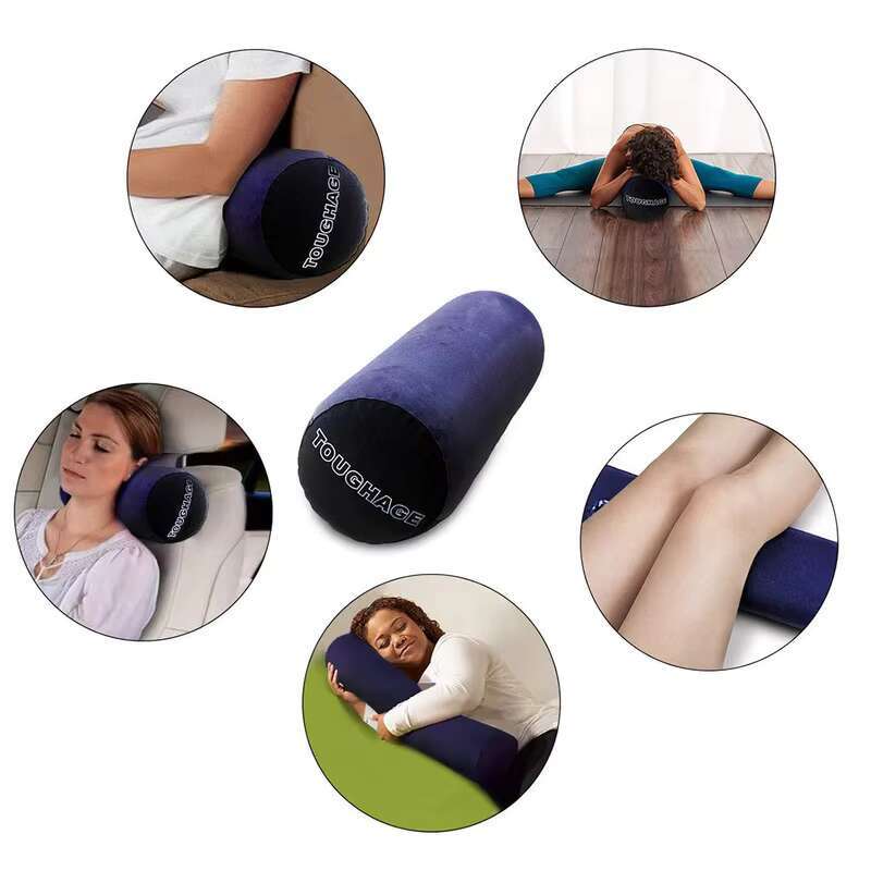 หมอนเป่าลมยาวทรงกระบอก toughag - Bolster Cushion Round บทวิจารณ์และราคา